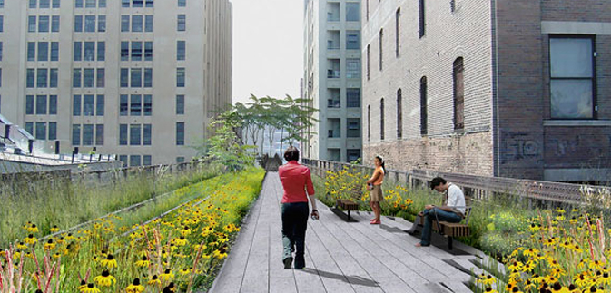 The High Line: Caminando por las vías del tren