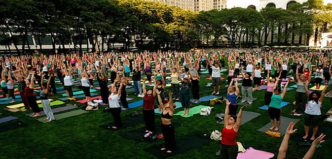 El yoga de Central Park & Battery Park