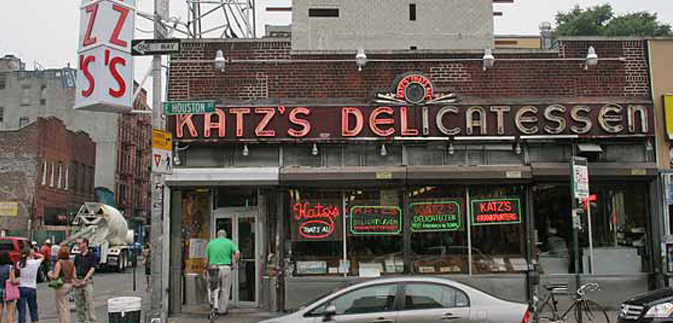 Pídete un orgasmo en Katz Delicatessen